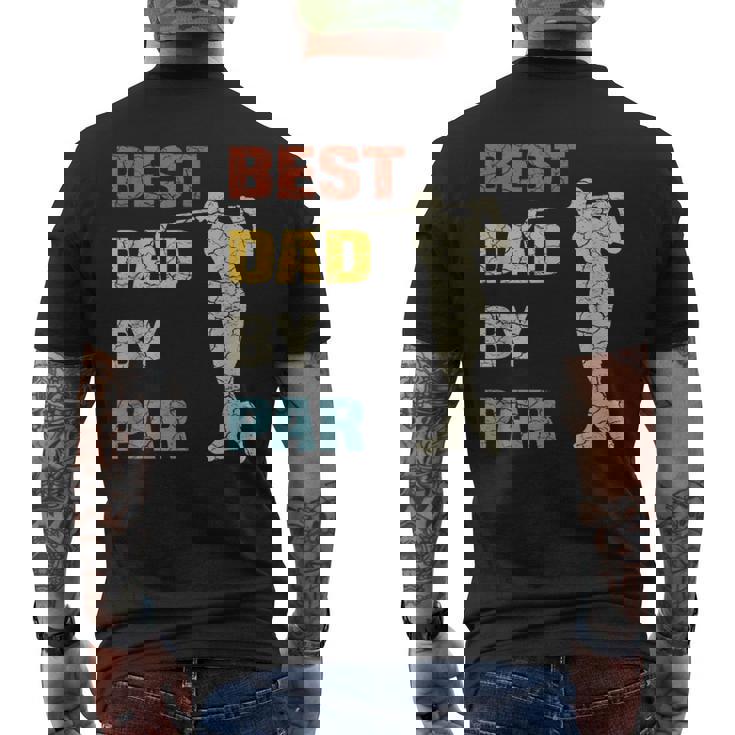 メンズ Par Golf Best Dad メンズTシャツ バックプリント