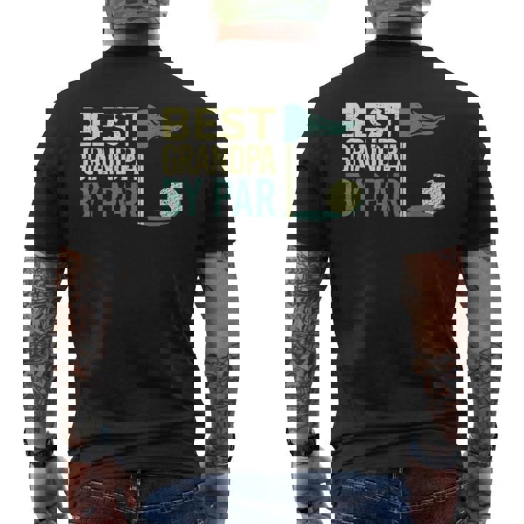 Par Golfports Best Grandpa メンズTシャツ バックプリント
