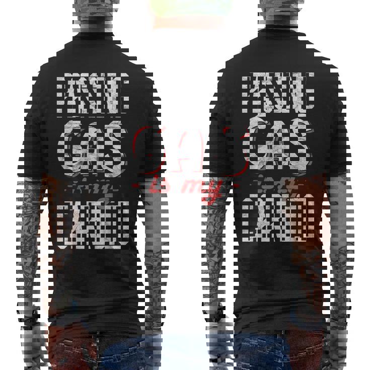 Passing Gas Is My Cardio 麻酔科医 メンズTシャツ バックプリント