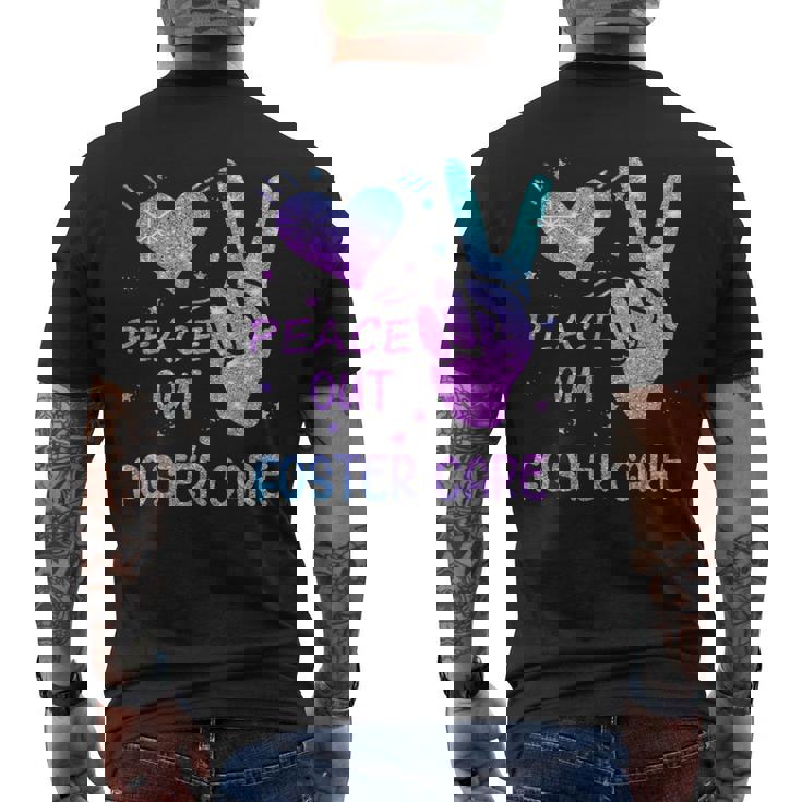 Peace Out フォスターケア 養子縁組 ごっちゃの日 2023 メンズTシャツ バックプリント