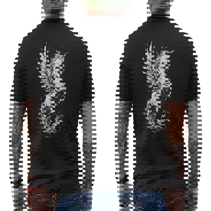 Pegasus ファニーグラフィックtシャツ メンズTシャツ バックプリント