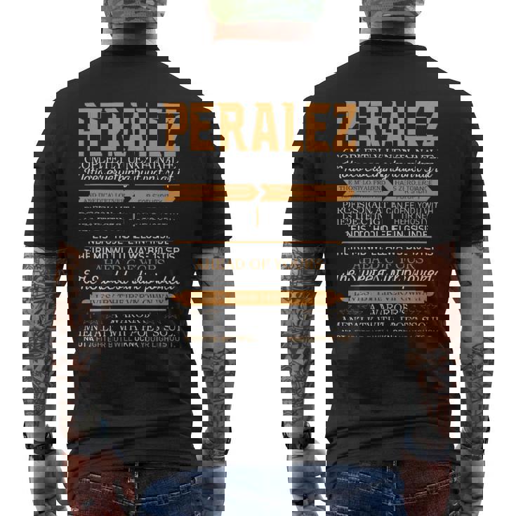 Peralez Completely Unexplainable Notices Everything But Won’T Say It Name Men's T-shirt Back Print