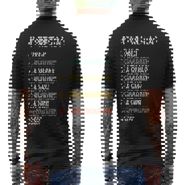 Perfect Day スノーボード シャツ メンズ ボーイズ ティーン スノボ メンズTシャツ バックプリント