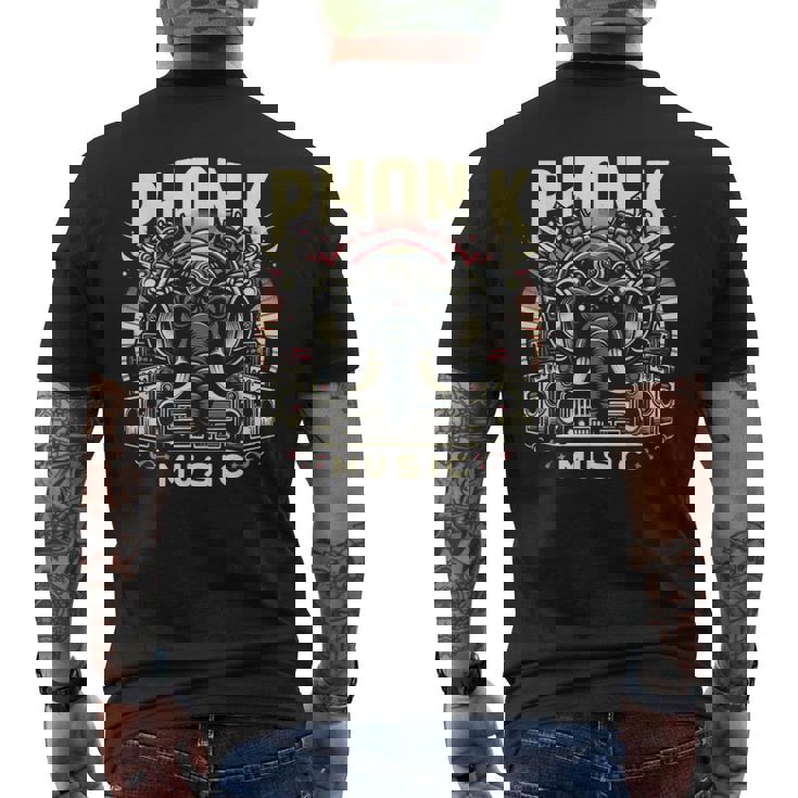 Phonk メンズTシャツ バックプリント