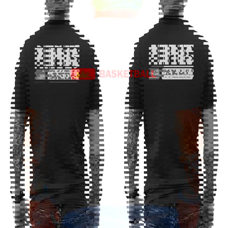 Pilipinas バスケットボール Gilas Philippines シャツ メンズTシャツ バックプリント