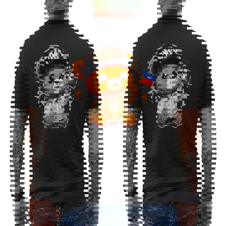 Pinoy バロン フィリピン国旗 フィリピンテディベア メンズTシャツ バックプリント