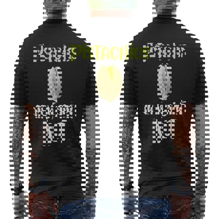 Pistachios Are Mypirit ナッツアイスクリームトッピングチョコレート メンズTシャツ バックプリント