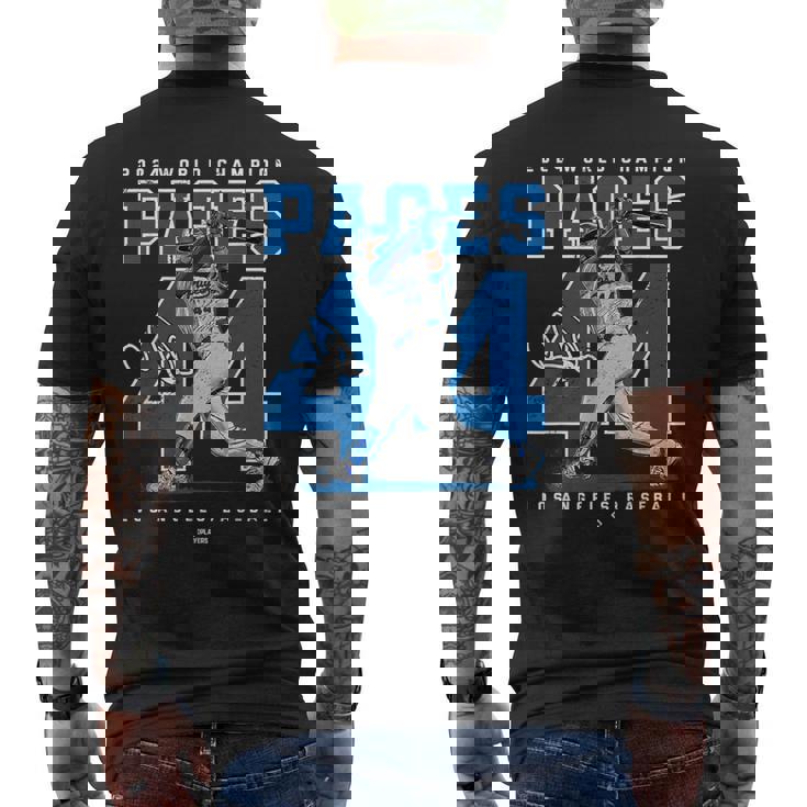 Player Number 2024 World Champion Andy Pages Mlbpa メンズTシャツ バックプリント