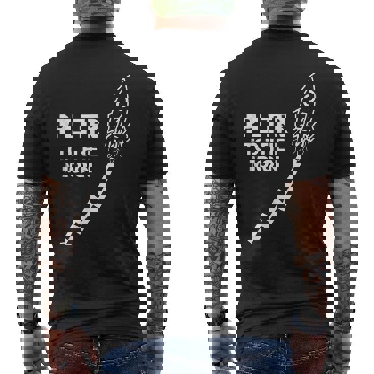 Pltr ギャングPltr ストック・トゥ・ザ・ムーン メンズTシャツ バックプリント