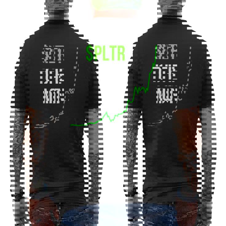 Pltr トゥザムーンストックティッカー Wsb 面白いミーム メンズTシャツ バックプリント