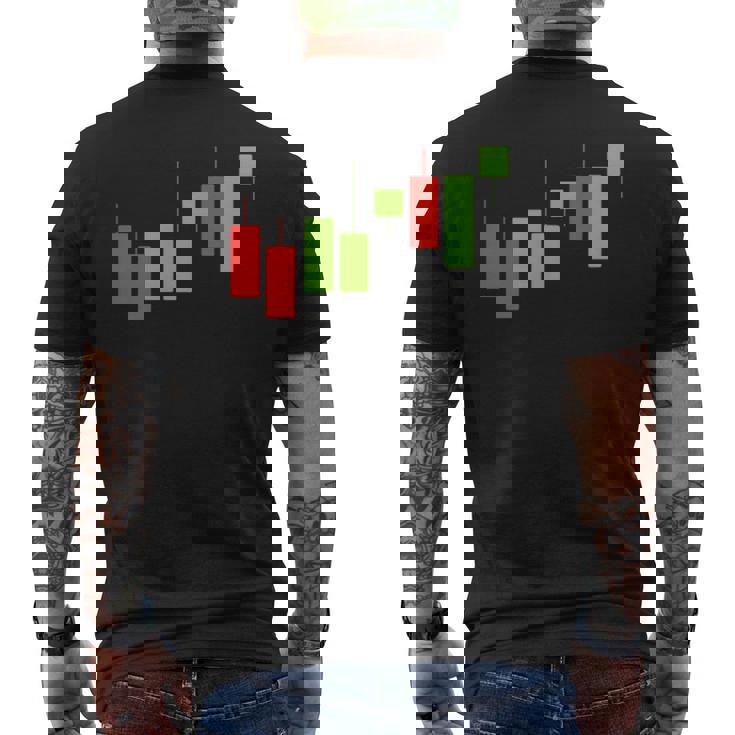 Pocket Cryptotocks グラフ トレーダー 投資家 メンズ レディース メンズTシャツ バックプリント