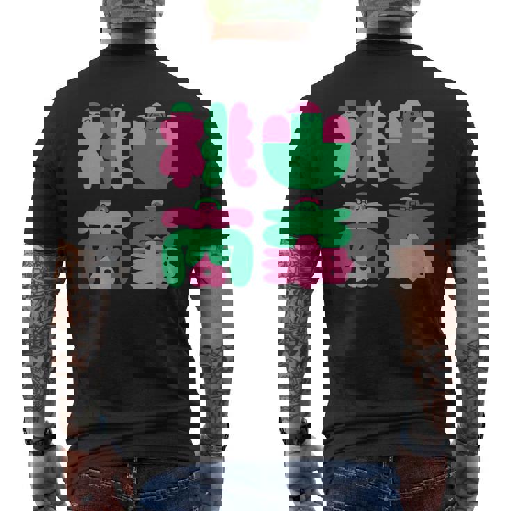 Podcast “桃山商事” Charcoal メンズTシャツ バックプリント