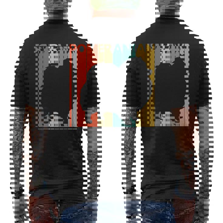 Pomeranian ポメラニアン メンズTシャツ バックプリント