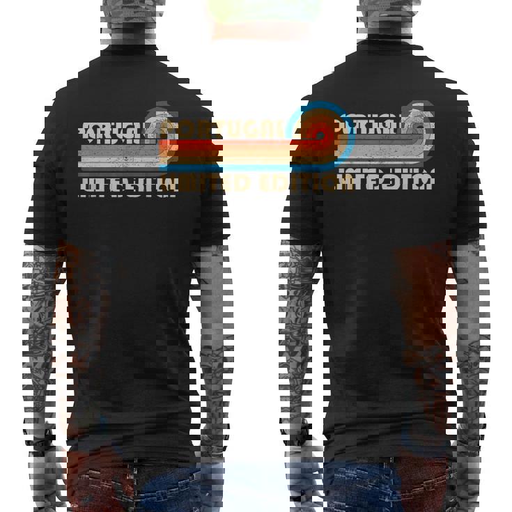 Portugal Country Travelacationouvenir Camiseta Hombre Estampado Espalda