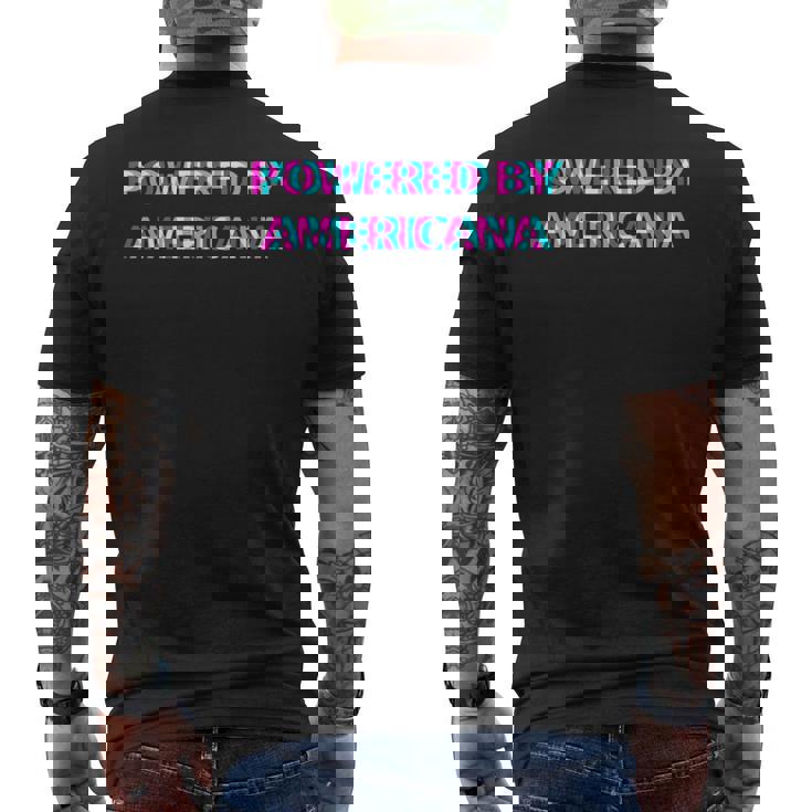 Powered By Americana Music Festival Outfit メンズTシャツ バックプリント