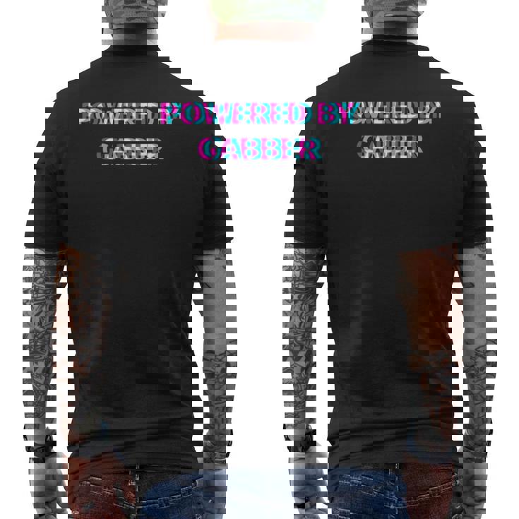 Powered By Gabber Music Festival Outfit 長袖tシャツ メンズTシャツ バックプリント