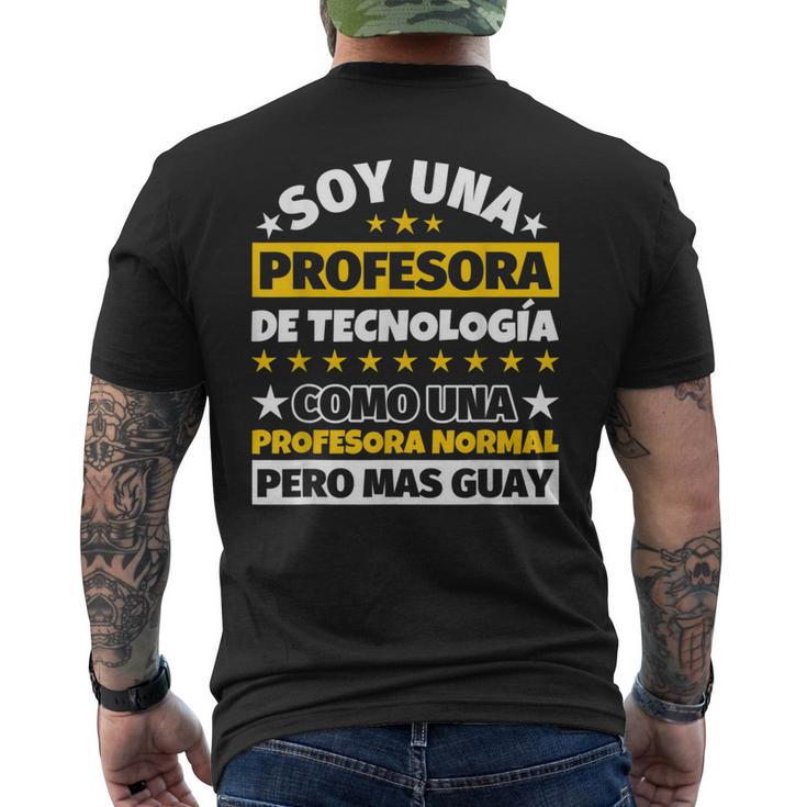Profesora De Tecnología Regalo Camiseta Hombre Estampado Espalda
