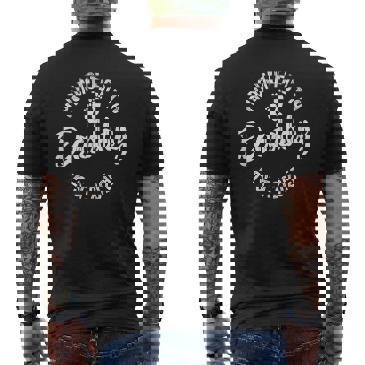 Promoted To Daddy 2025 メンズTシャツ バックプリント