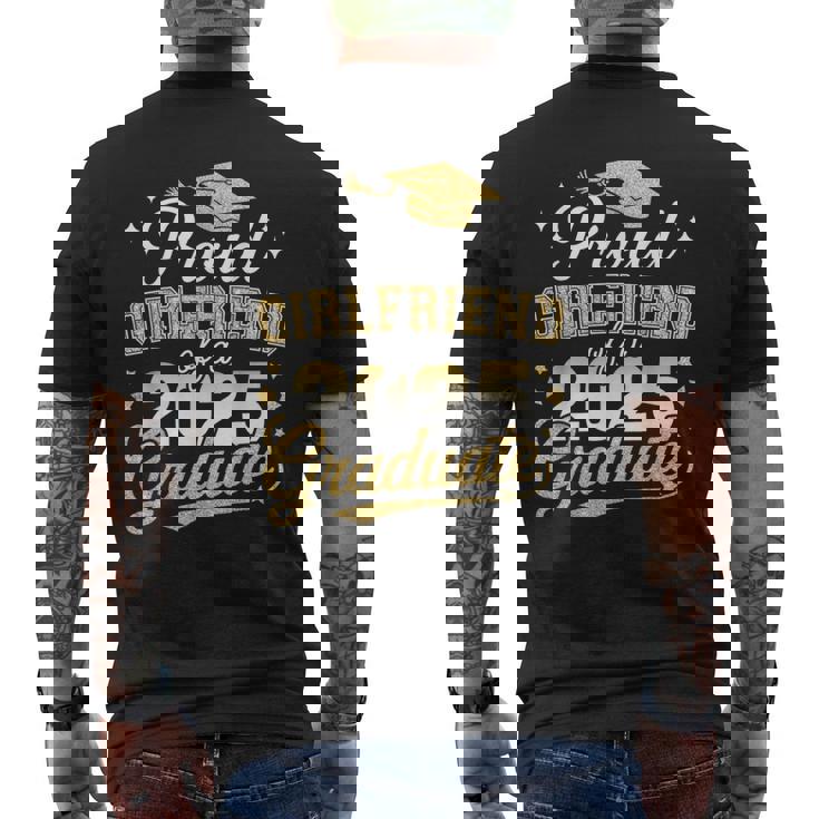 Proud Girlfriend Of Class Of 2025 Graduate Senior Graduation Men's T-shirt Back Print