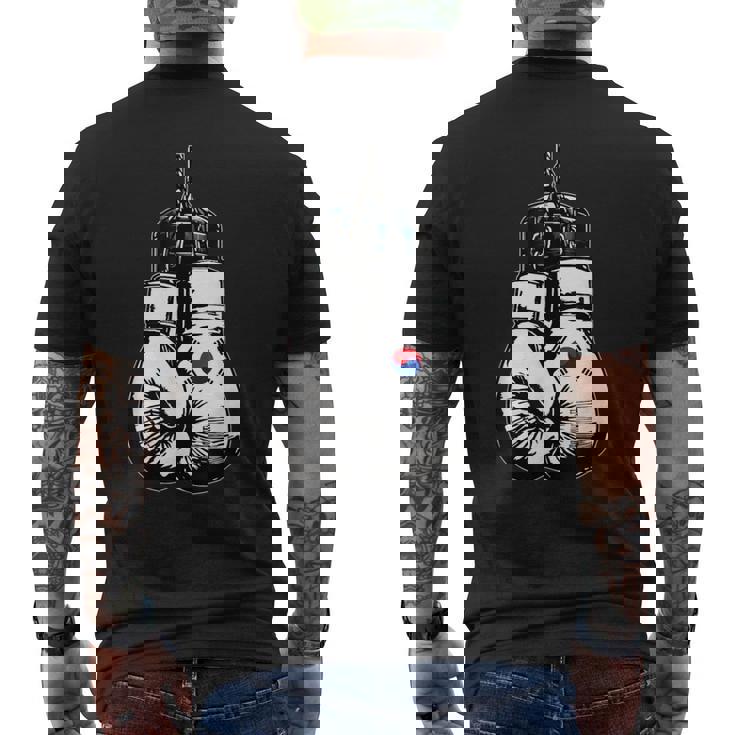 Proud Heritage 韓国国旗 ボクシンググローブ メンズTシャツ バックプリント