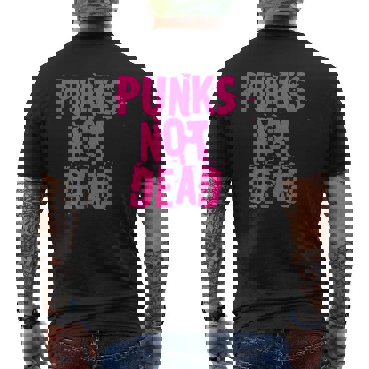 Punks Not Dead パンクズ・ノット・デッド メンズTシャツ バックプリント