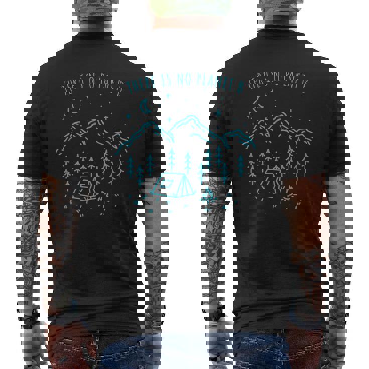 There Is No Planet B 環境 自然 エコ 母なる大地の日 メンズTシャツ バックプリント
