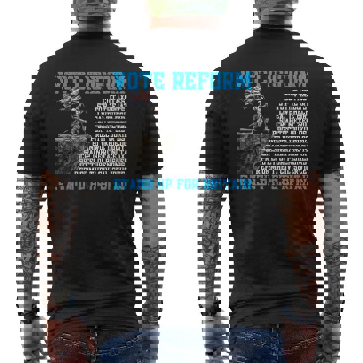 Reform Uk 商品 メンズTシャツ バックプリント