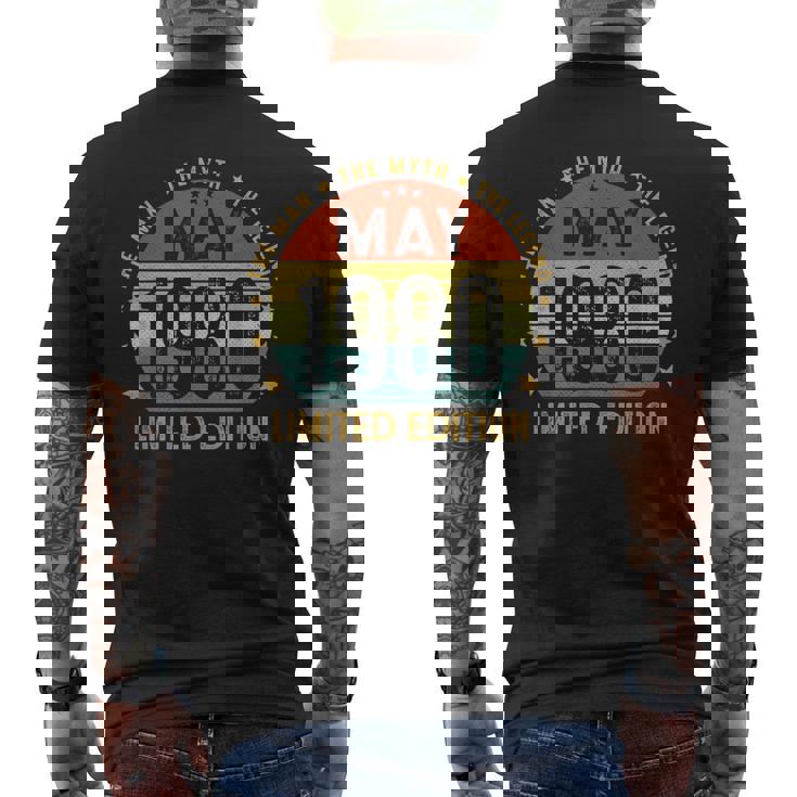 Regalo 45 Años Hombre Original Mayo 1980 45 Cumpleaños Camiseta Hombre Estampado Espalda
