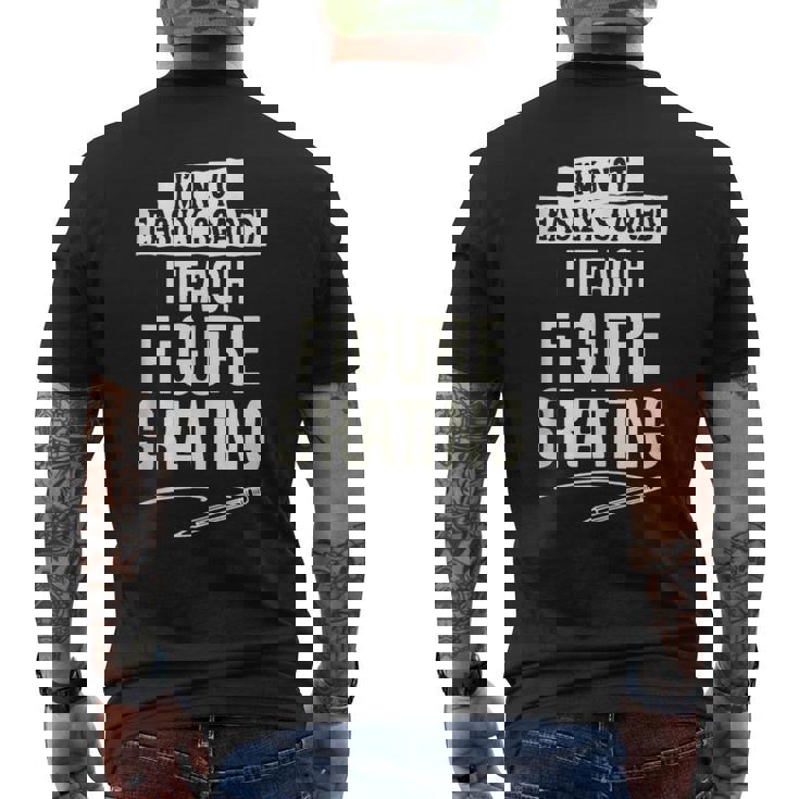 Regalo Para Profesor Enseñar Patinaje Artístico Camisa In Mangas Camiseta Hombre Estampado Espalda
