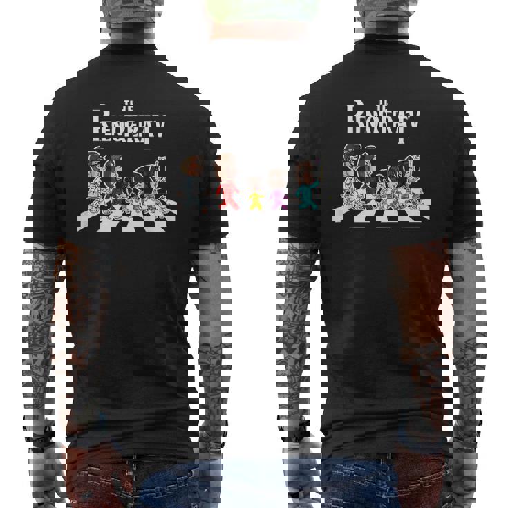 The Renorera Tv メンズTシャツ バックプリント