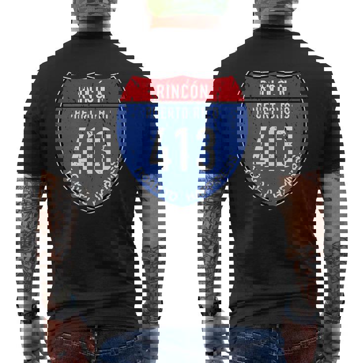 Rincón プエルトリコ メンズTシャツ バックプリント