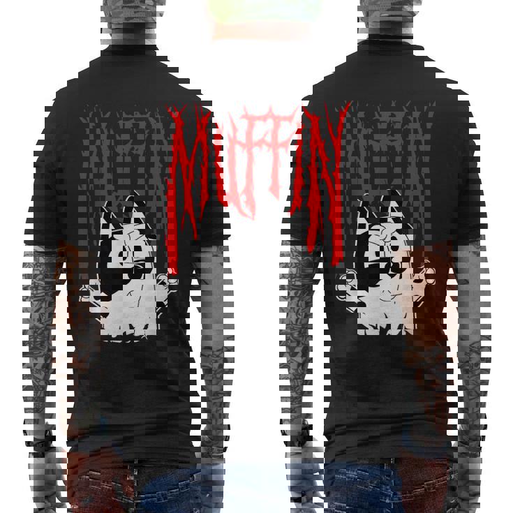 Rock N Roll Dog Muffin Hard Rock Men's T-shirt Back Print