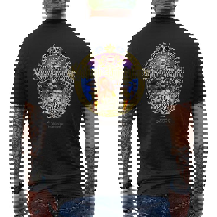 Saalbach-Hinterglemm スキーエリア オーストリア ザールバッハ -Hinterglemm メンズTシャツ バックプリント