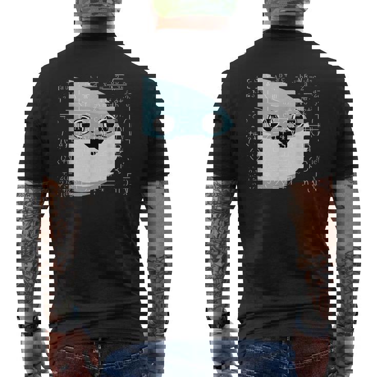 Sacabambaspis フィッシュ数学ミーム メンズTシャツ バックプリント