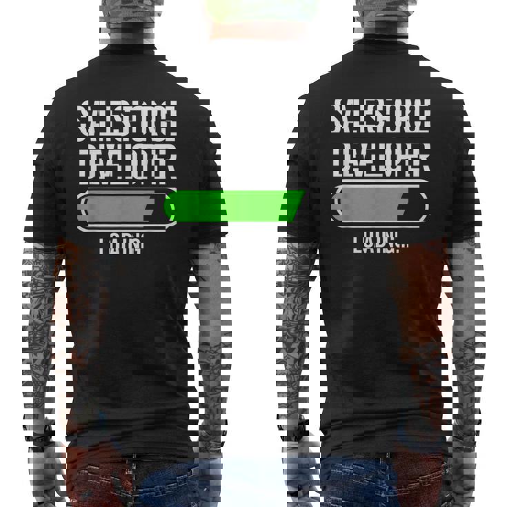 Salesforce開発者 卒業 卒業生 新しい仕事を読み込んでいます メンズTシャツ バックプリント