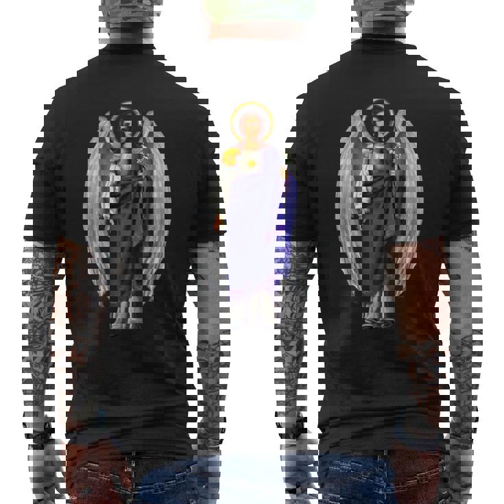 San Gabriel Arcangel Camiseta Hombre Estampado Espalda