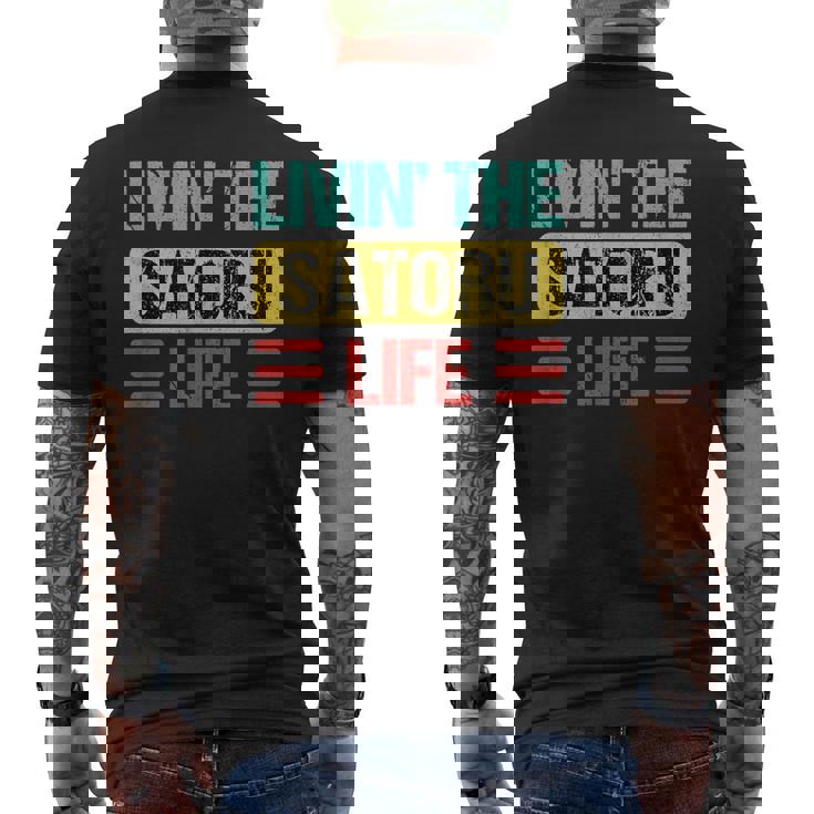 Satoru 悟 メンズTシャツ バックプリント