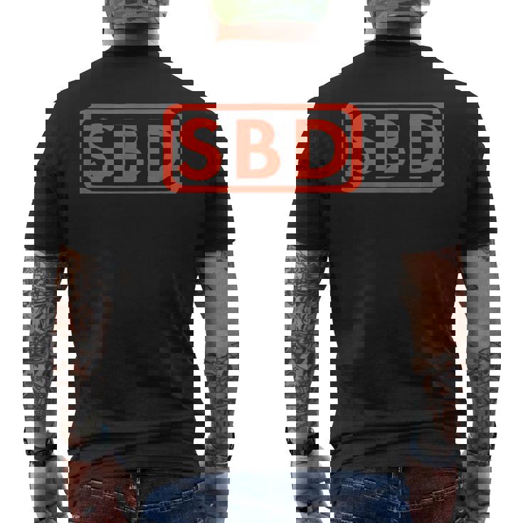 Sbd スクワットベンチ デッドリフト パワーリフティング ジムウェア Ogbd メンズTシャツ バックプリント