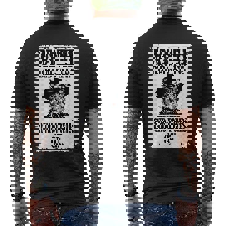 Schrodinger's Cat Wanted Physics シャツ 理科教師 メンズTシャツ バックプリント