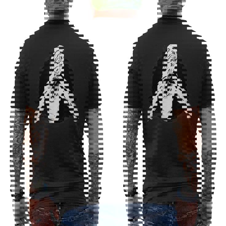 Scp-096 シャイガイcpファンデーション メンズTシャツ バックプリント