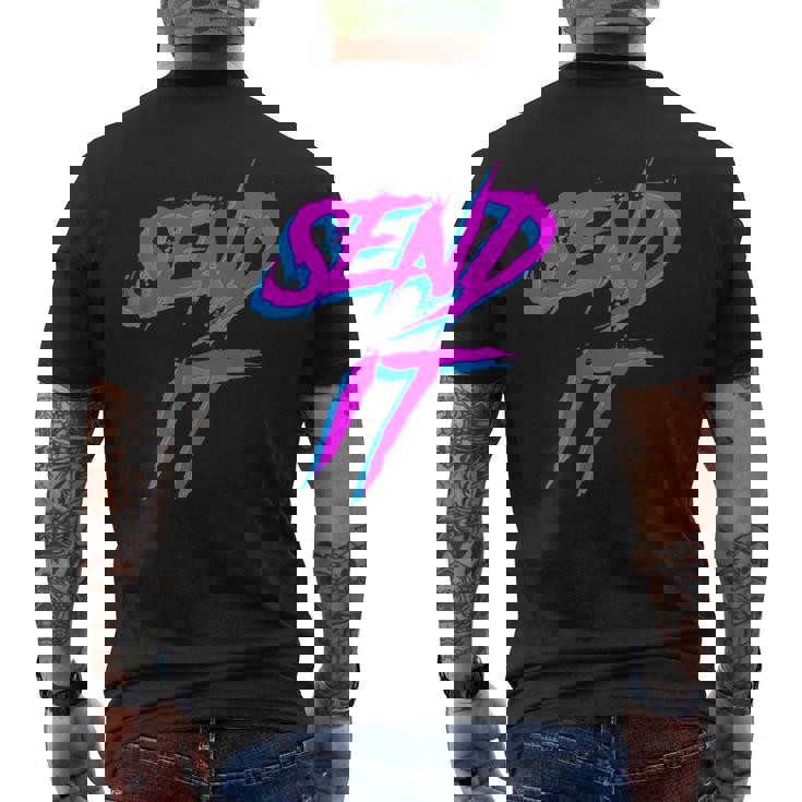 Send It Just Gotta スキー スノーボード Getendy モトクロス Moto メンズTシャツ バックプリント