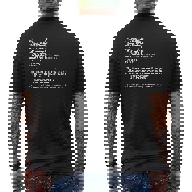 Sensei Coach Definition  Camiseta Hombre Estampado Espalda