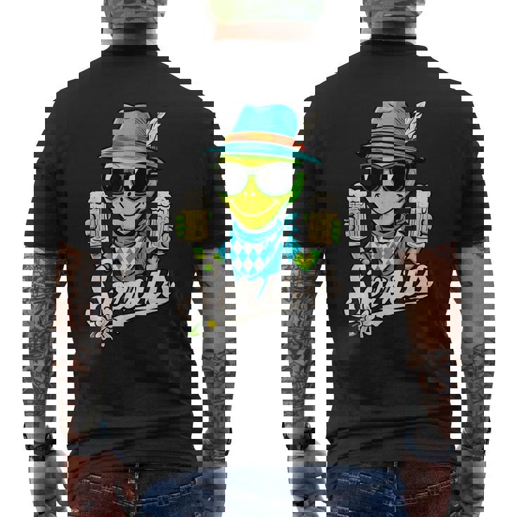 Servus Wiesn Gaudi – 面白いオクトーバーフェストビールバイエルンコスチューム メンズTシャツ バックプリント