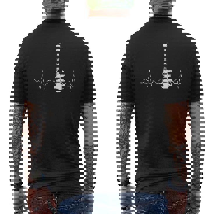 Sg エレキギター ハートビートシャツ メンズTシャツ バックプリント