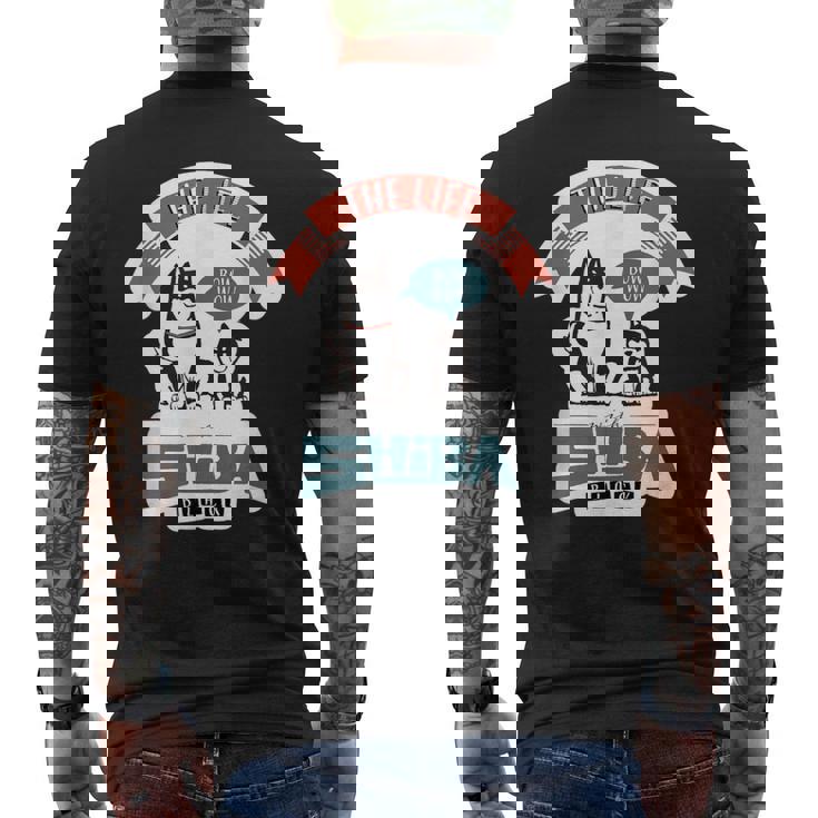 Shiba Dog かわいい柴犬 黒柴 メンズTシャツ バックプリント