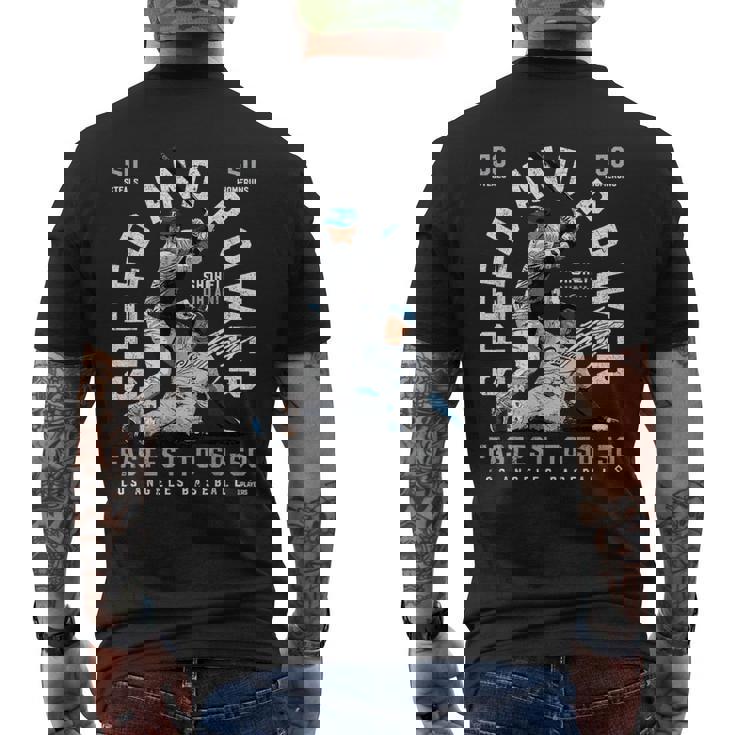 Shohei Ohtanipeed & Power 50-50 Los Angeles Mlbpa メンズTシャツ バックプリント