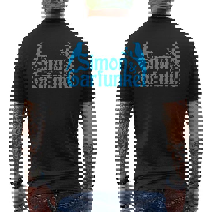 Simon & Garfunkel 鳥 メンズTシャツ バックプリント