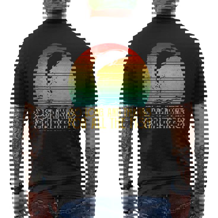 So Long And Thanks For All The Fish ビンテージtシャツ メンズTシャツ バックプリント