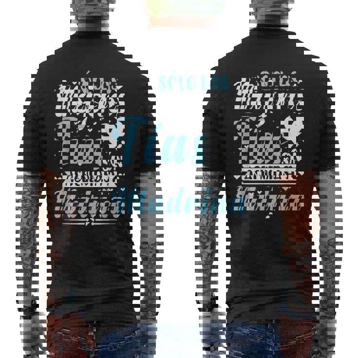 Sólo Las Mejores Tíason Ascendidas A Madrina Camiseta Hombre Estampado Espalda