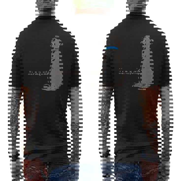 Soulmate ソウルメイト 犬 ワンちゃん わんこ ラブラドールレトリバー 運命 親友 メンズ レディース メンズTシャツ バックプリント